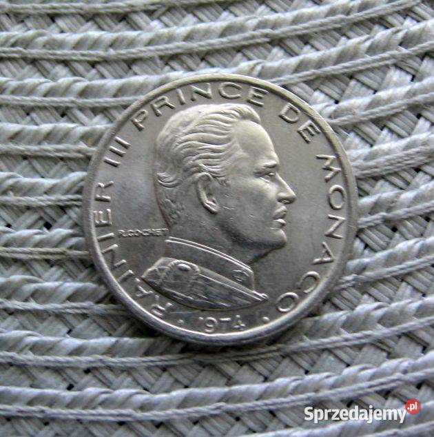 Monako 1 Frank 1974r Ładna wielkopolskie Kalisz