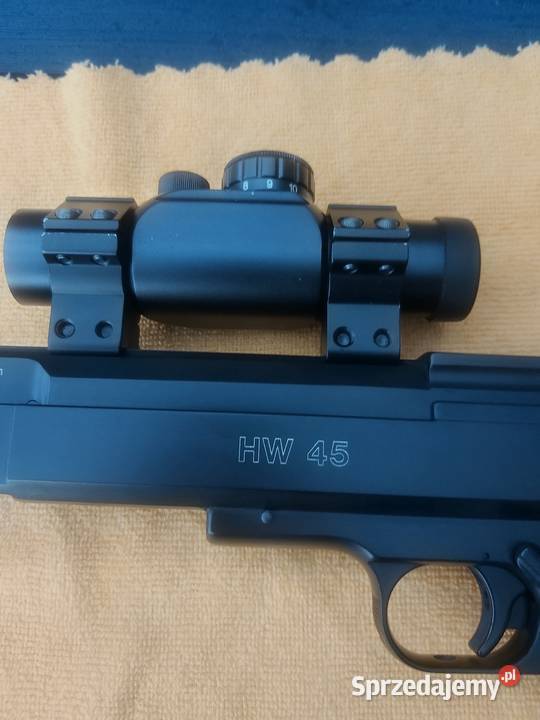 Pistolet wiatrówka Weihrauch HW45 kolimator Wschowa