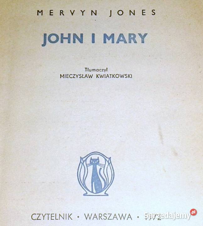 John i Mary Mervyn Jones Pozostałe Chełm sprzedam