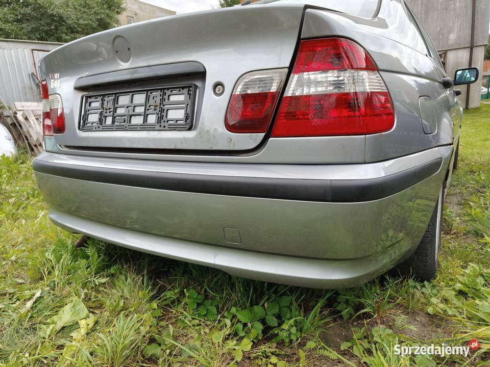 Bmw e46 sedan zderzak tylny kompletny w kolor Aleksandrów Łódzki
