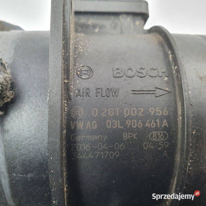 PRZEPŁYWOMIERZ VOLKSWAGEN PASSAT B8 03L906461A Pozostałe Lipno
