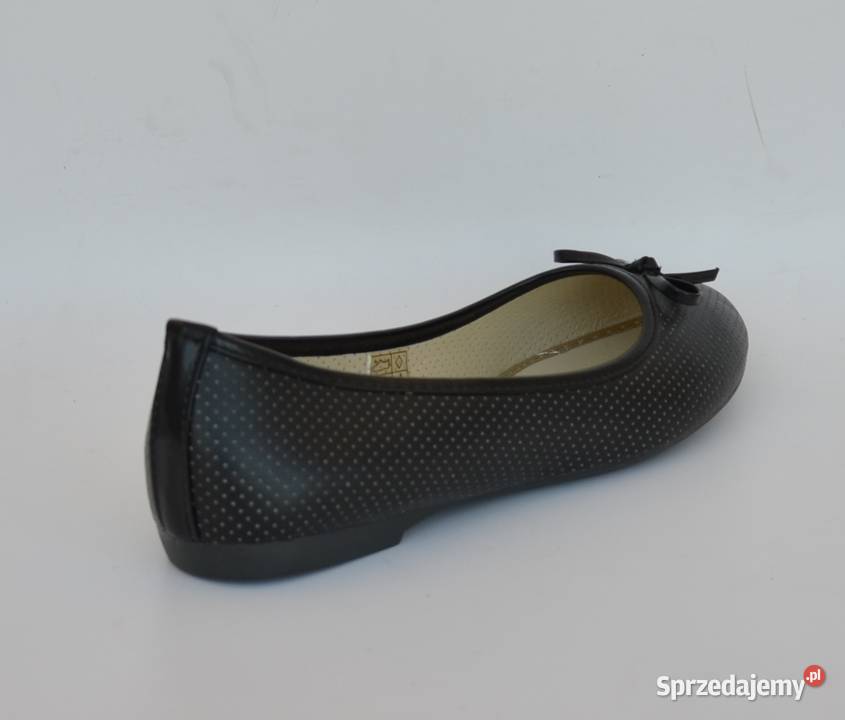 Czarne baleriny z kokardą rozmiar 36 AK10 inna Żyrardów