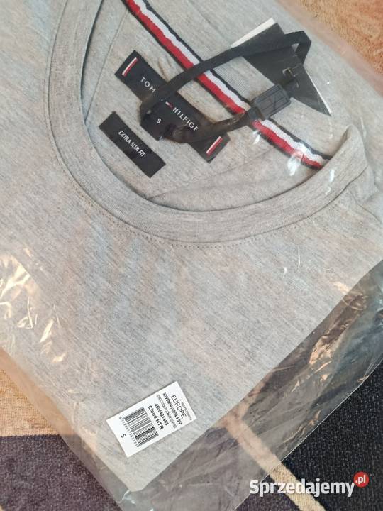 Longsleeve Tommy Hilfiger najwyższa jakość szary Białystok sprzedam