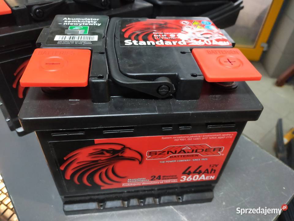 Akumulator 12V 44Ah 360A polski nowy faktura VAT Układ elektryczny