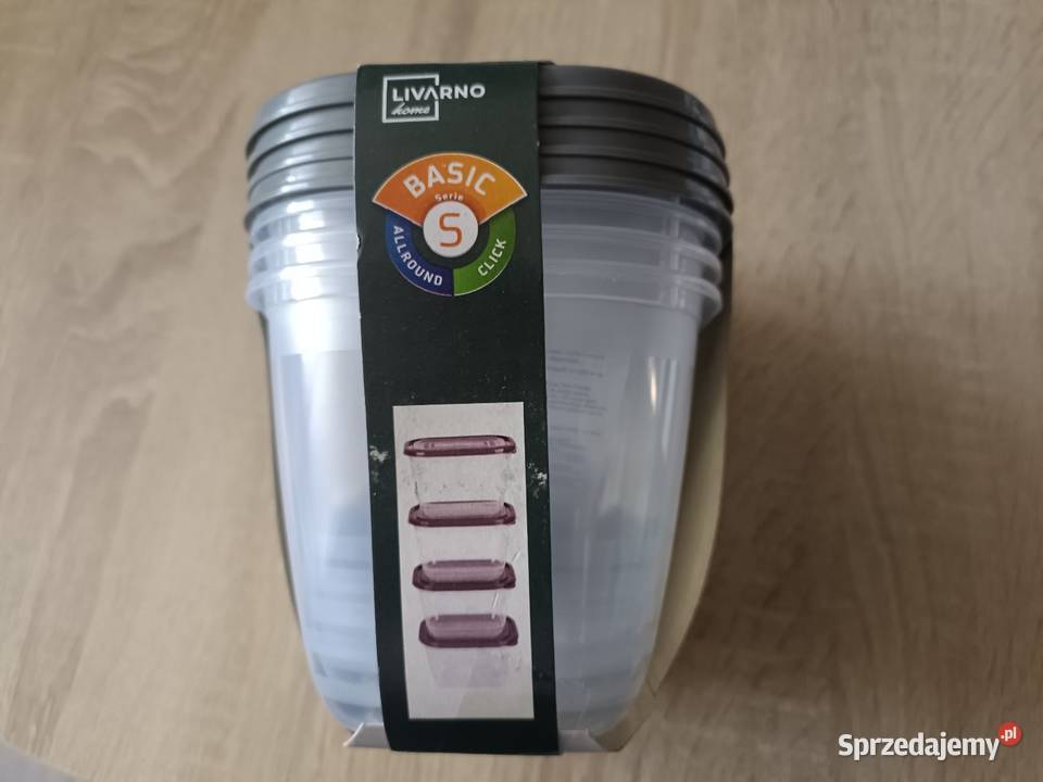 Zestaw 4 pojemników do przechowywania żywności Kwidzyn