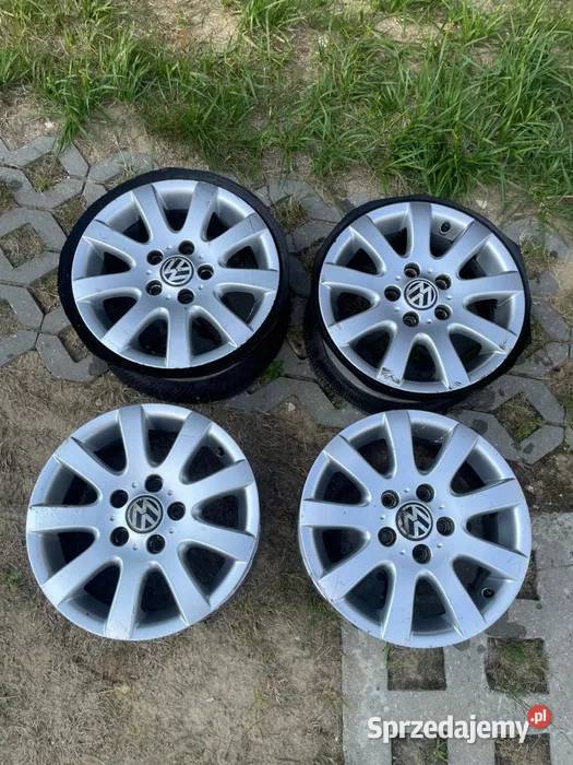 Alufelgi 5x112 15 oryginał VW Passat Seat Audi aluminiowe Krępiec