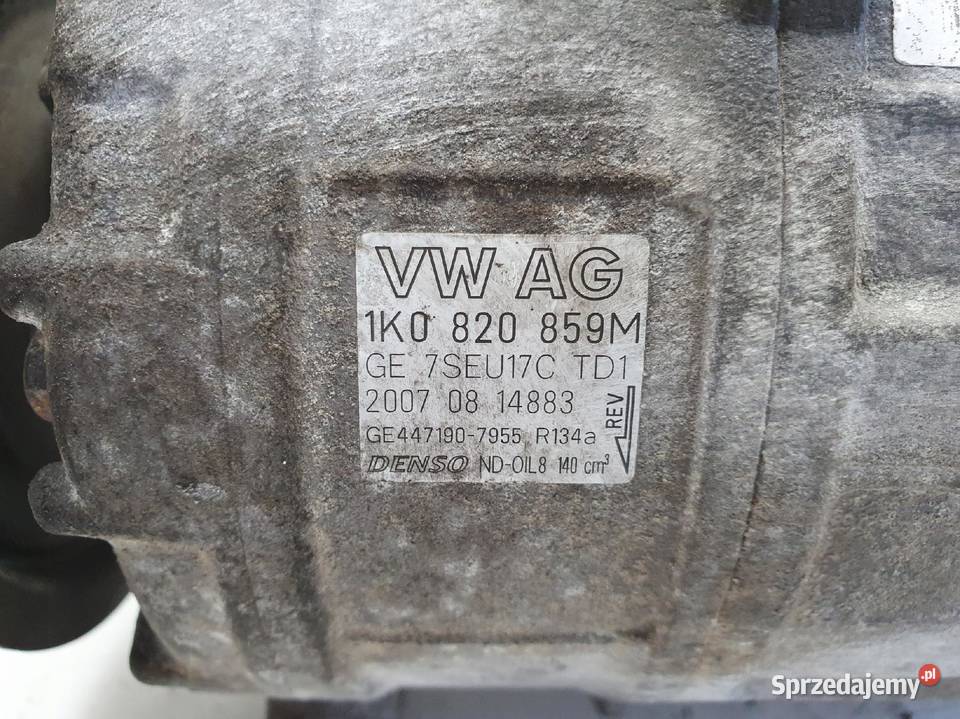 SPRĘŻARKA KLIMATYZACJI Audi A3 II 8P 16 FSI lubelskie Chełm