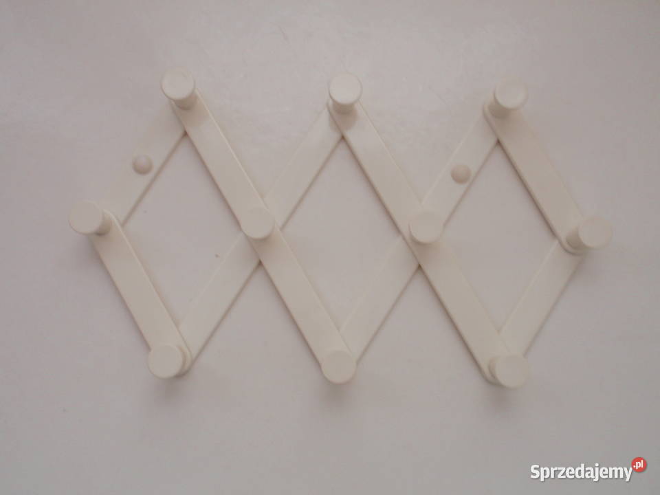 Wieszak łazienkowy plastikowy biały Łódź