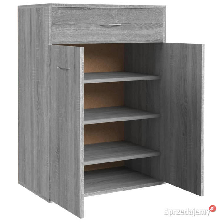 Szafka na buty szary dąb sonoma 60x35x84 mazowieckie Warszawa