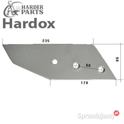 Dłuto 100ha HARDOX 3363981L WS2SL części do Suwałki