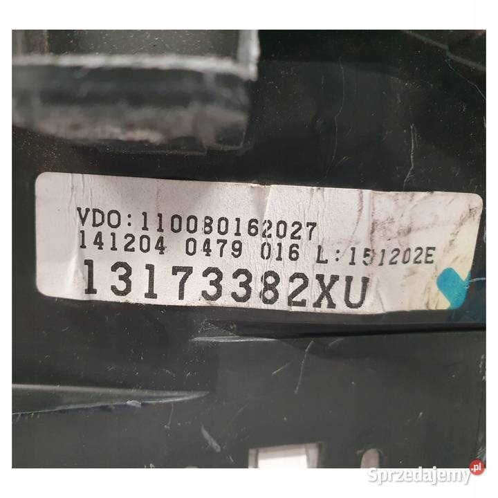 LICZNIK ZEGARY 13173382 XU Opel Meriva A 14 16 Chełm