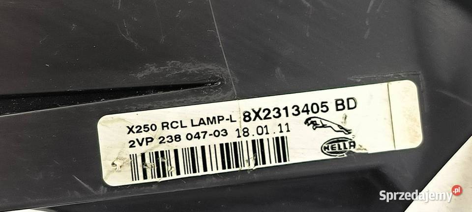 LAMPA LEWA TYŁ JAGUAR XF 8X2313405BD osobowe Lipno