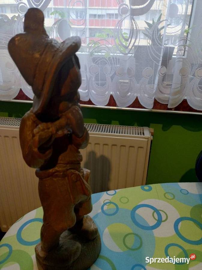 Rzeźba grający na fujarce śląskie Żory