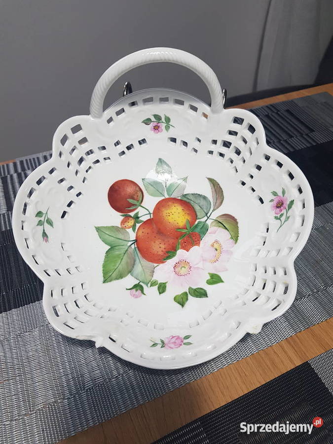 Koszyczek porclanowy Ceramika i szkło Wyposażenie wnętrz Wola Podłężna