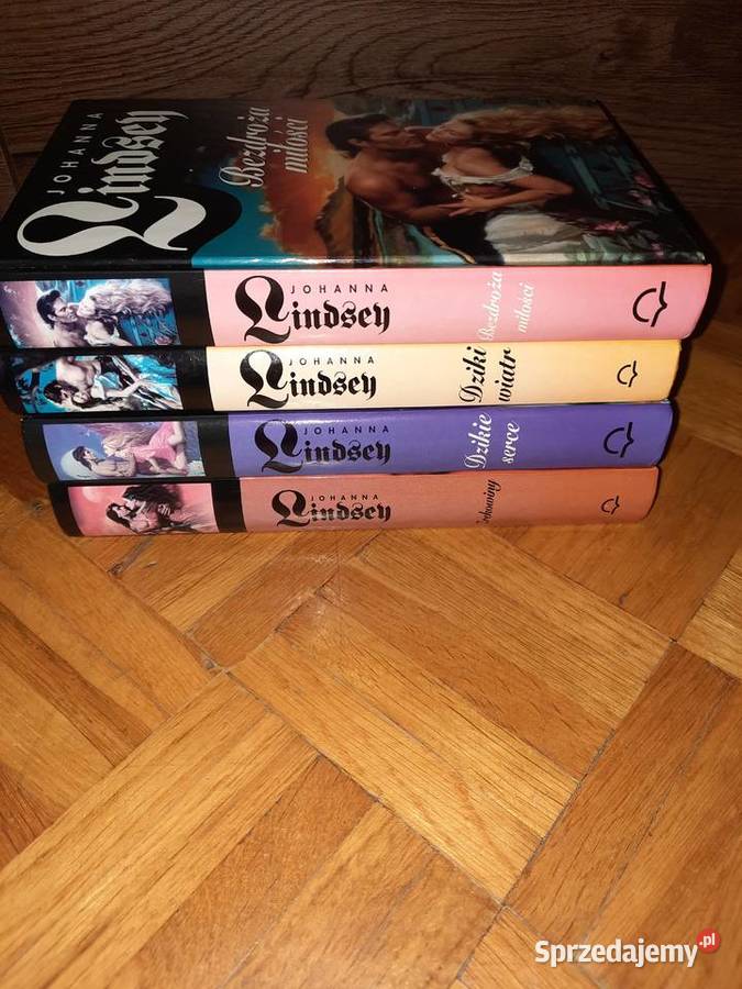 Romanse historyczne Johanny Lindsey twarda Proza i poezja Wrocław