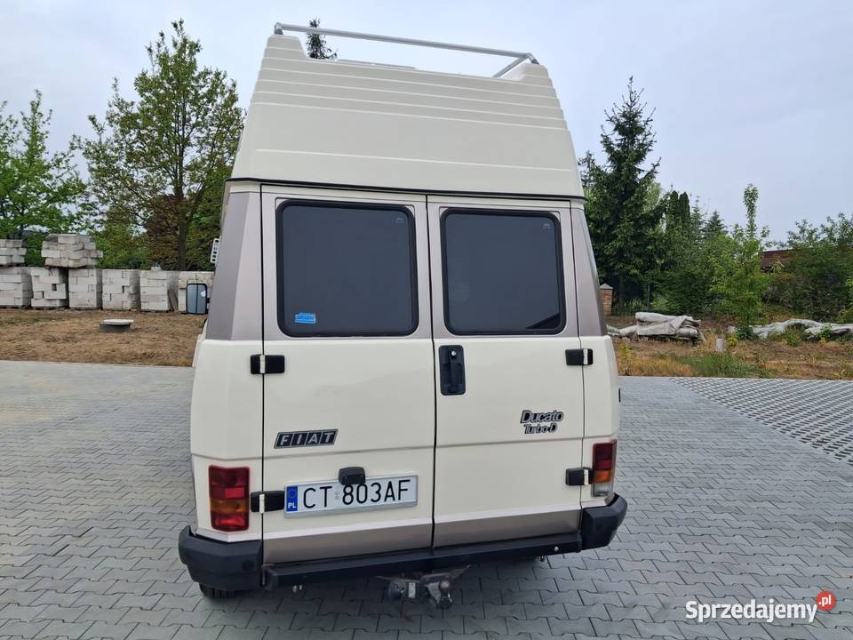 Kamper Fiat Ducato 19 TD 1992 r całkowitej Rok produkcji 1992 Toruń