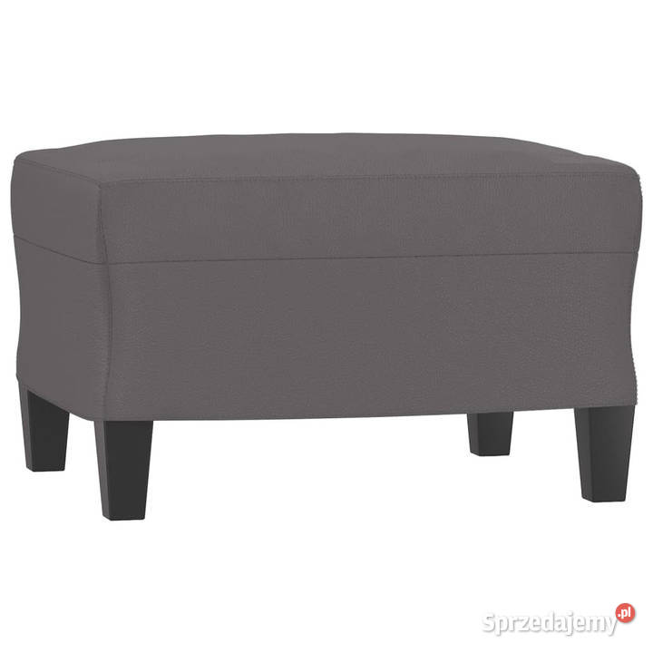 3osobowa sofa z podnóżkiem szary 180 sztuczna Warszawa