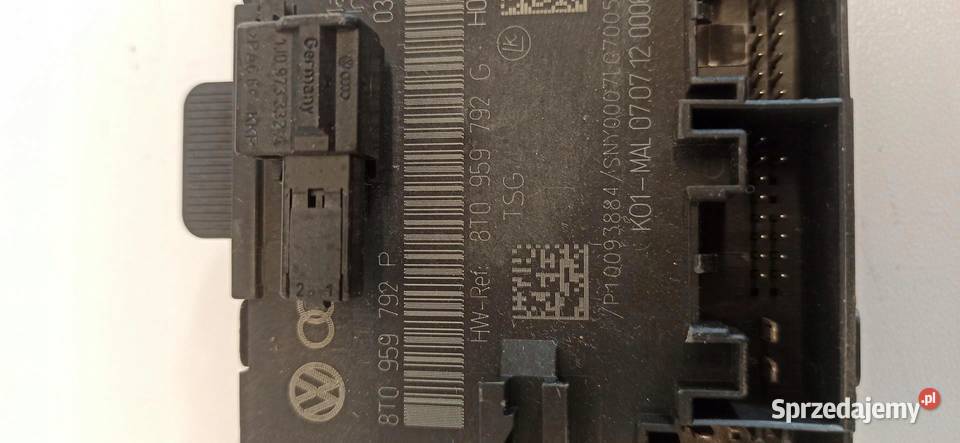 AUDI A5 8T MODUŁ DRZWI 8T0959792P 8T0959792G osobowe