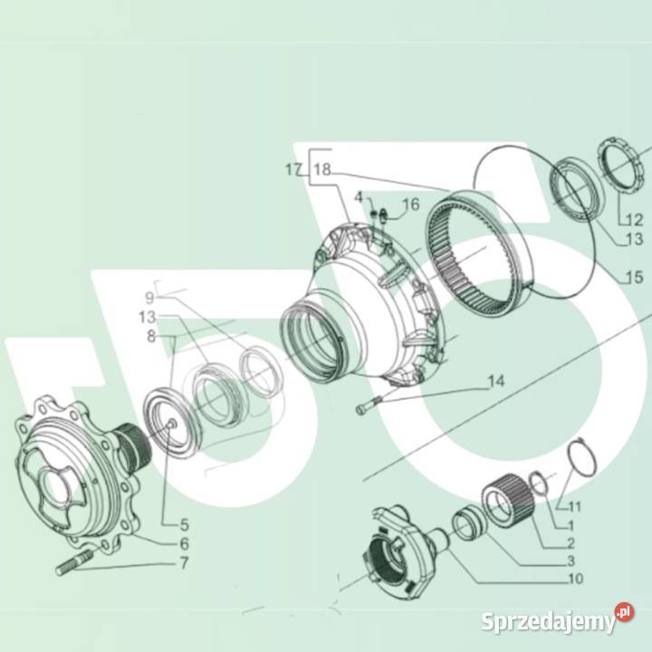 Zwolnica 148482 Piasta 068353 Carraro 11716610 Wilkowo
