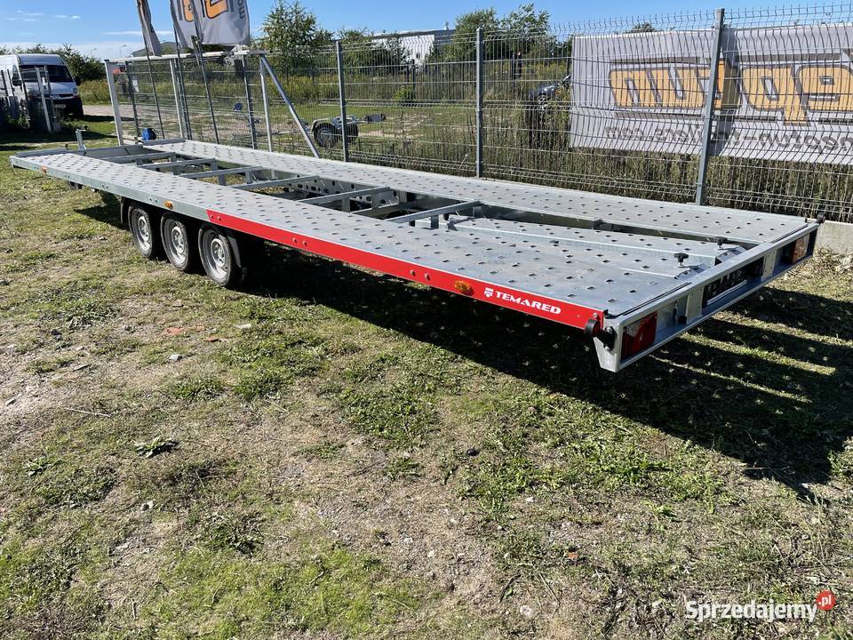 Laweta Temared Car na 2 auta 8m 3500DMC 3 osie Piła