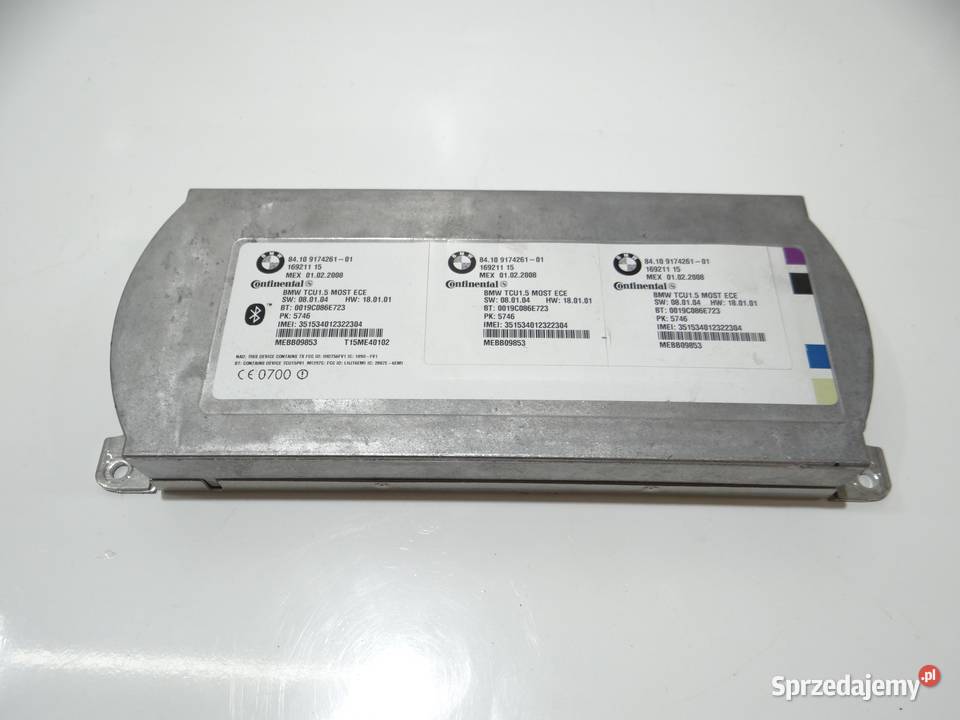 MODUŁ STEROWNIK BLUETOOTH BMW E60 E61 9174261 lubelskie Strzyżewice