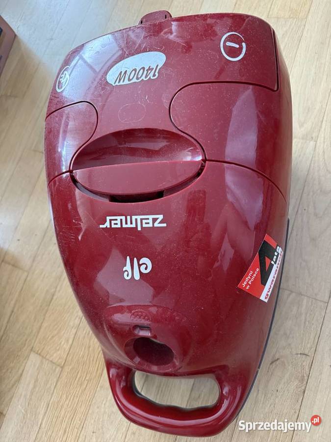 odkurzacz Zelmer czerwony 1400W AGD drobne