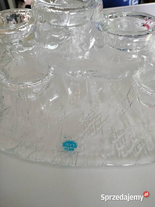 Świecznik patera lawa rzeźba Meri Lasi Choszczno