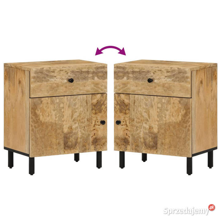 Szafka nocna 50x33x60 lite drewno mango WM356899 Meble mazowieckie Warszawa sprzedam