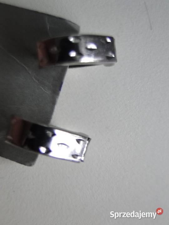 Śliczne solidne kolczyki srebro 925 Warszawa sprzedam