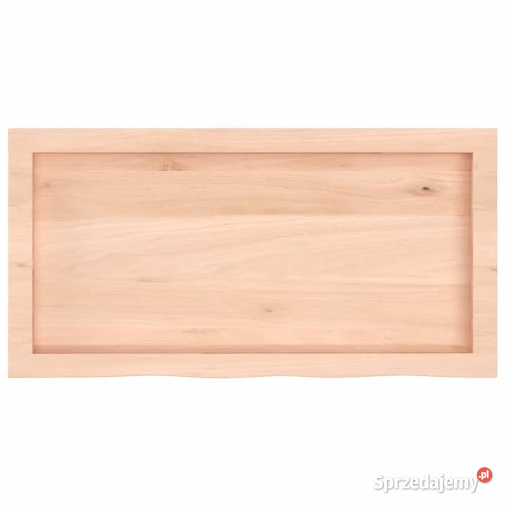 Blat stołu 80x40x26 surowe lite drewno dębowe Warszawa