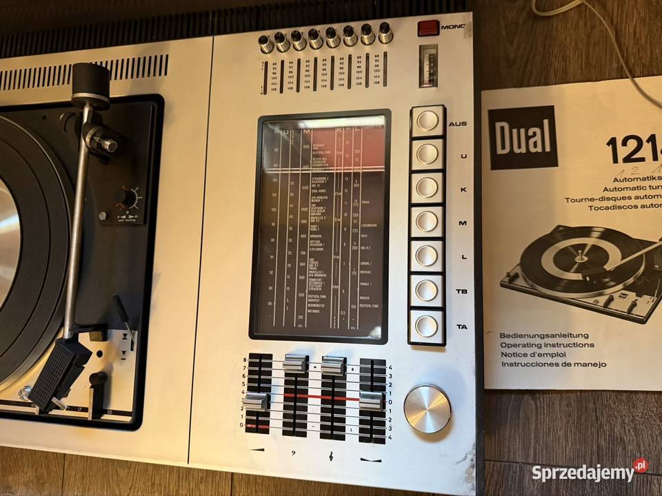 Grundig studio 2000 hifi z gramofonem Dual Gramofony Sobótka