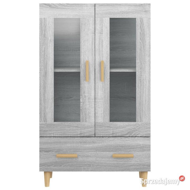 Szafka szary dąb sonoma 70x31x115 materiał Szafki