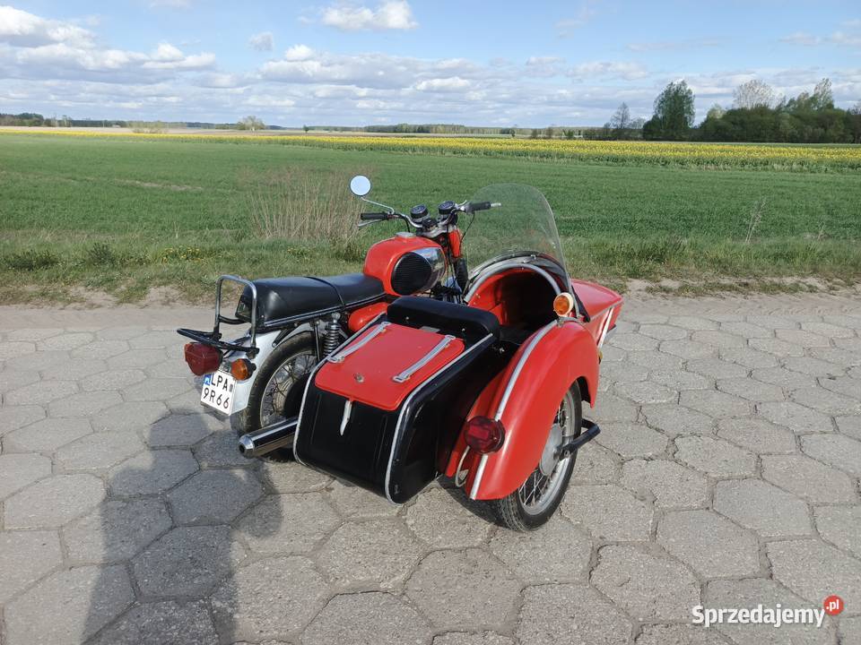 Mz Ts 250 z wózkiem bocznym zarejestrowana Parczew