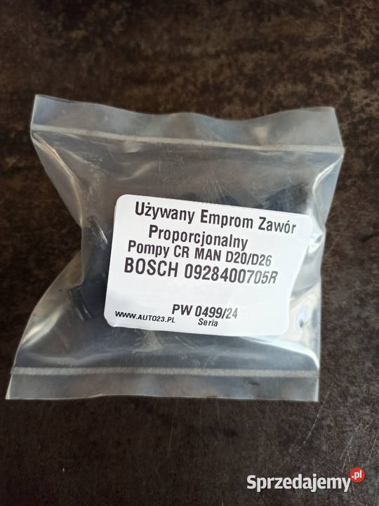 Używany Zawór Pompy CR MAN D20D26 TGX TGS TGA Zawory podciśnienia Warszawa