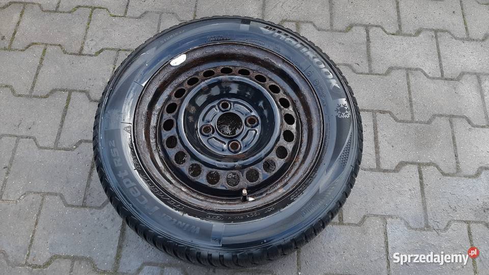 KOŁO OPONA ZIMOWA HANKOOK FELGA 17565 R14 2016 Koła i felgi Nowy Tomyśl