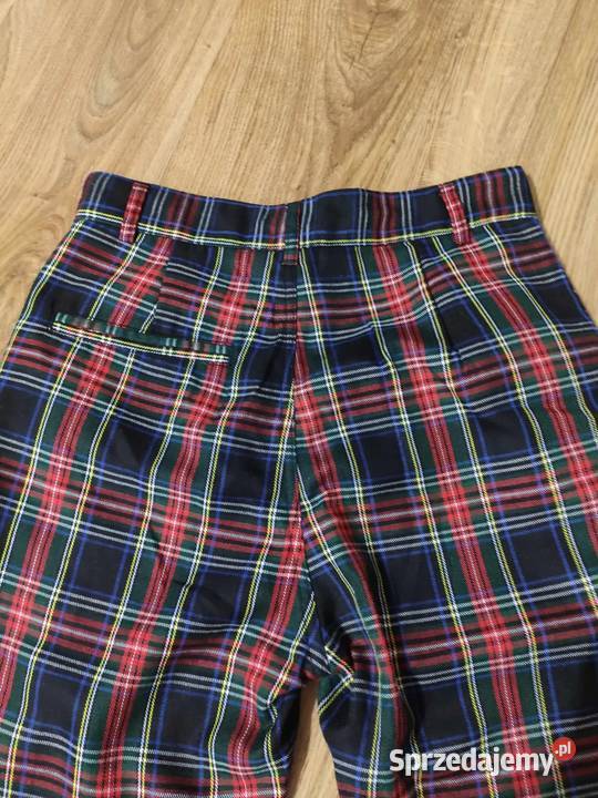 Spodnie w kratę AGORA Hajnówka sprzedam