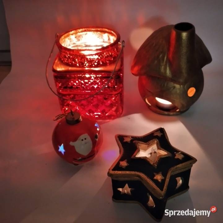 świeczniki ozdoby Święta sprzedam
