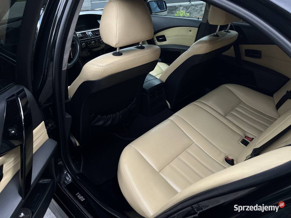 BMW E60 525D Mpakiet Czarna Sedan Manual Toruń