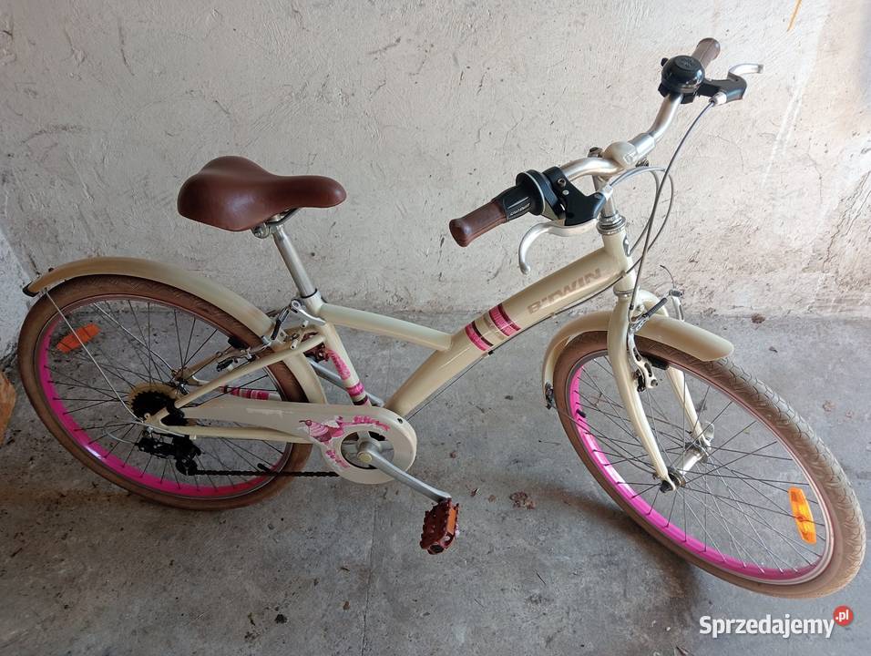 Rower dziecięcy BTwin 24 cala w pełni sprawny Rowery Jaworzno sprzedam