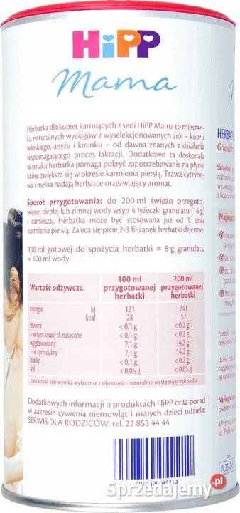 HIPP Herbatka kobiet karmiących NA LAKTACJĘ Wołczyn