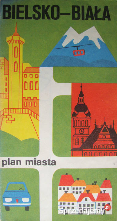 BIELSKOBIAŁA Plan miasta PPWK 1982 Limanowa sprzedam