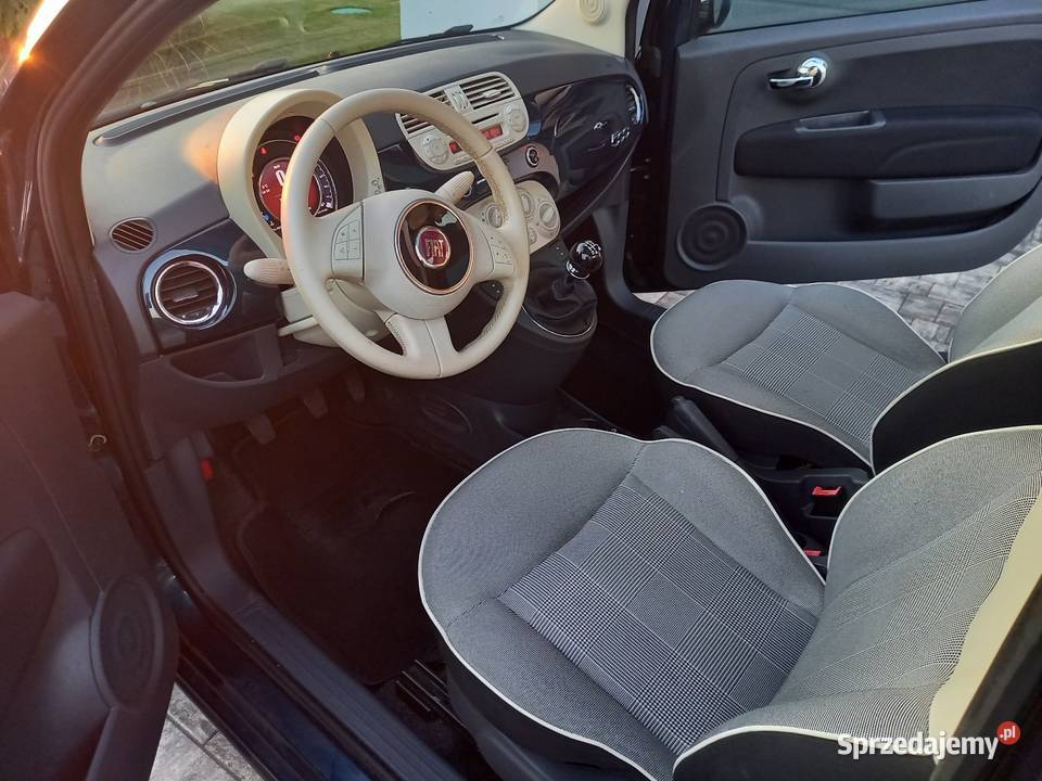 Fiat 500 12 8V Lounge Udokumentowany przebieg manualna wielkopolskie Gutowo Małe