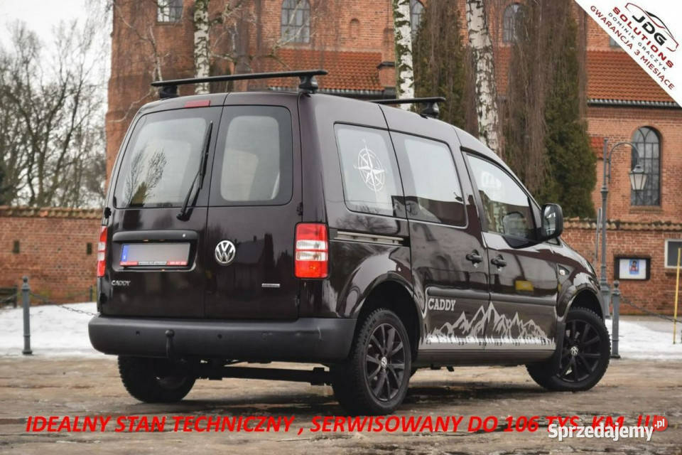 Volkswagen Caddy 20 MPI z nowym LPG Przebieg 126 fioletowy Sochaczew