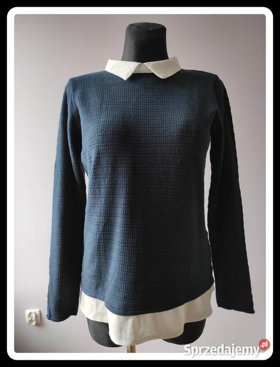 House Basic sweter bluzka ML granatowa z mazowieckie Płock