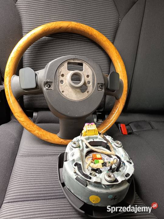 NOWA kierownica drewno multi łopatki Airbag Audi osobowe Kierownice Lubaczów