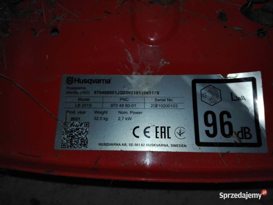 Kosiarka Husqvarna LB251S sprzedam