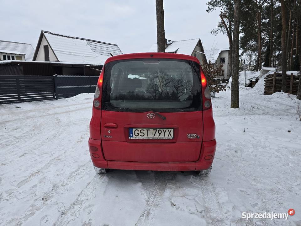 Toyota Yaris Verso BenzynkaPrywatnie benzyna pomorskie