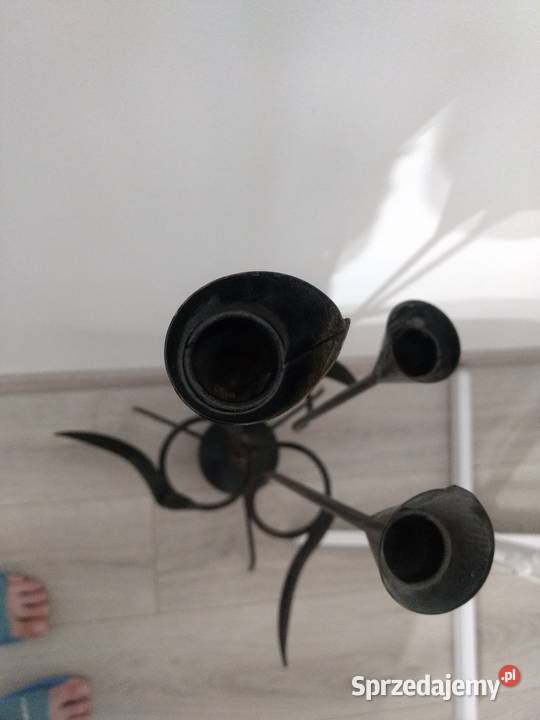 Świecznik metalowy Katowice