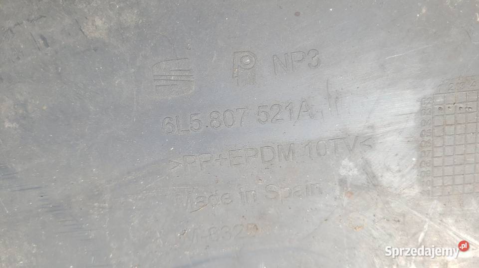 SEAT CORDOBA 2 II SPOILER ZDERZAK TYŁ DOKŁADKA Ruda Śląska sprzedam