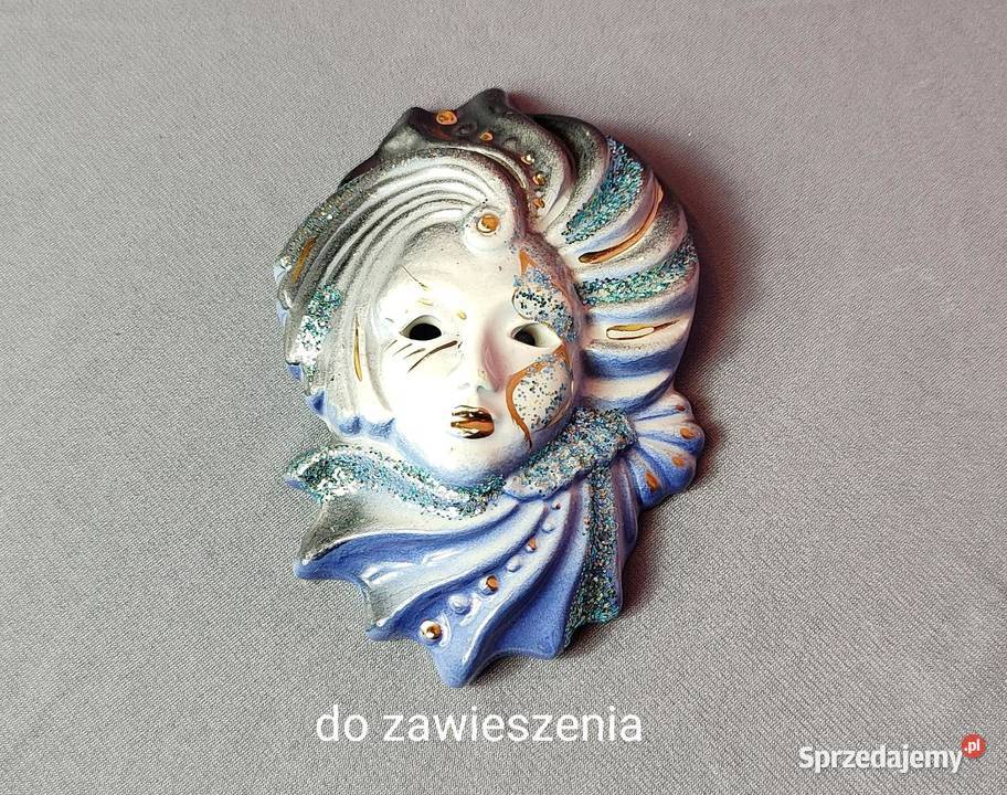 Maska wenecka ceramiczna do zawieszenia na Pozostałe Jasień